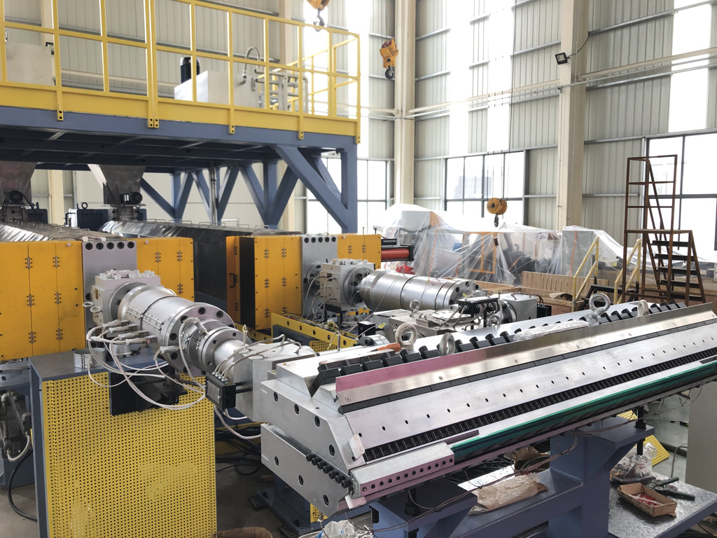 Geogrid Extrusion Line - Jwell Machinery - Professional Extrusion 